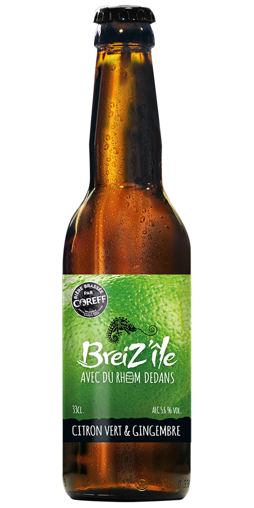 TRIPACK - Bière au rhum, citron vert & Gingembre Breiz’île